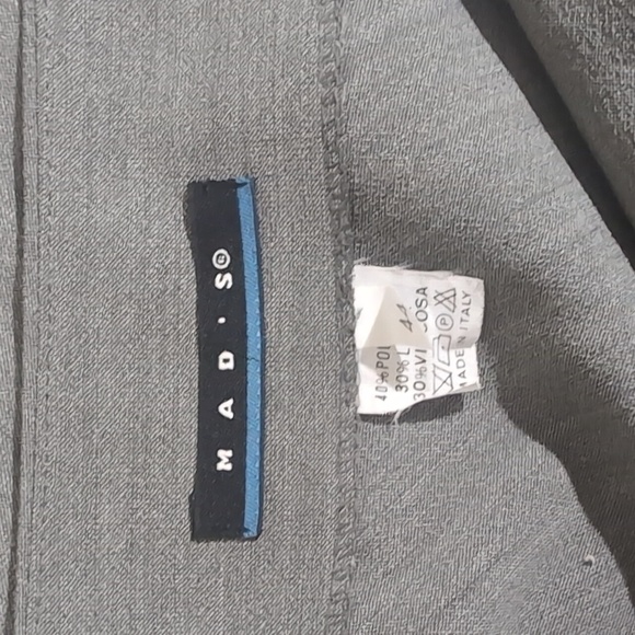 Mad's Grey Wool Blend Pencil Skirt - Picture 3 of 6